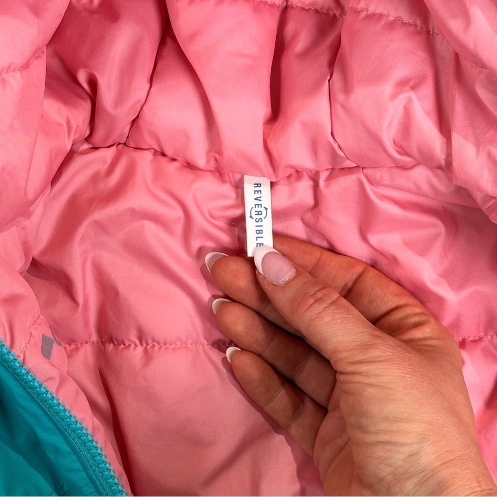Columbia toddler winter jacket insulated reversible hooded 18–24M - Picture 9 of 13